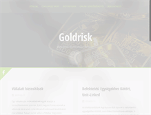 Tablet Screenshot of goldrisk.hu
